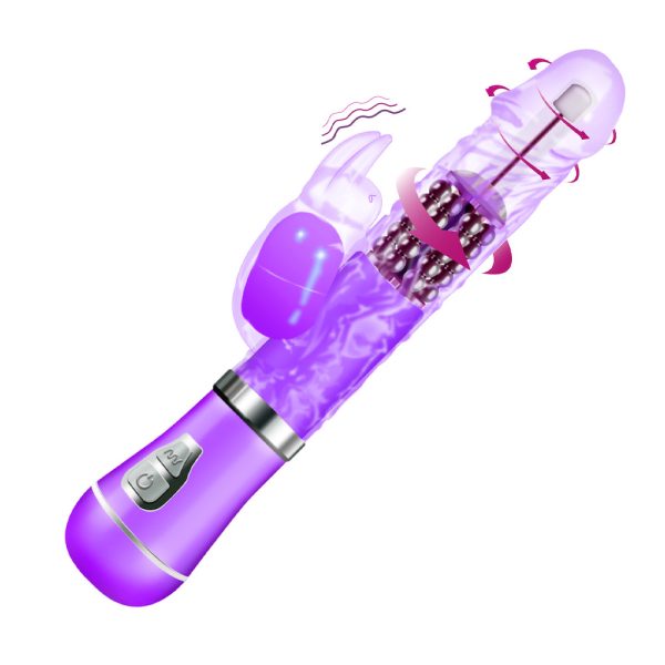 Vibrador Rotativo Estimulador Clitoris Coelho Recarregável - Image 3