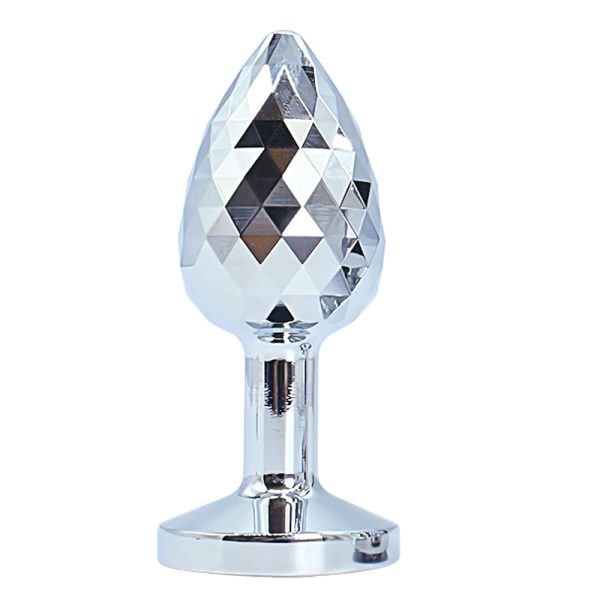 Plug Anal de Luxo com Joia e Superfície Tipo Diamante 7x3CM - Image 5