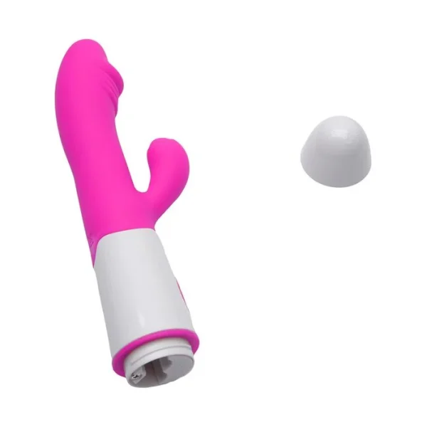 Vibrador Estimulador de Ponto G e Clitóris Aveludado Á Pilha - Image 8