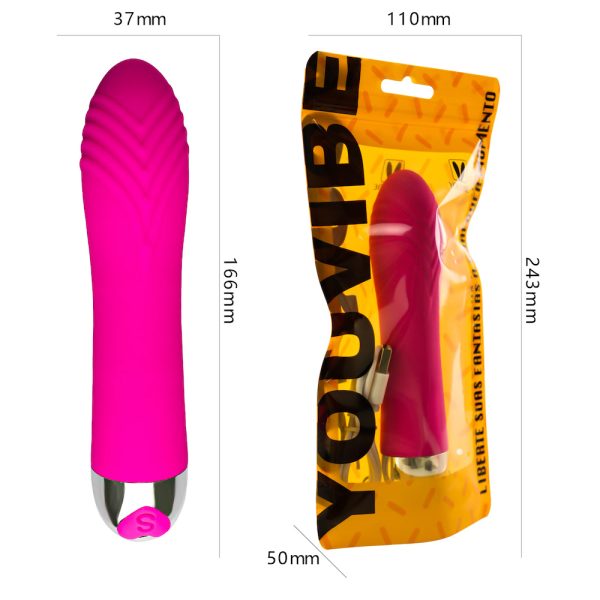Vibrador Personal Aveludado Recarregável com 10 Velocidades - Image 5