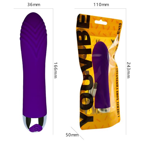 Vibrador Personal Aveludado Recarregável com 10 Velocidades - Image 2