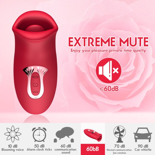 Vibrador Formato de Boca Com lingua e mordida Estimuladora - Image 6