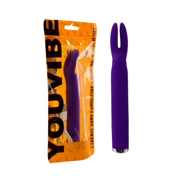 Vibrador Personal Coelho Aveludado Multivelocidade - USB