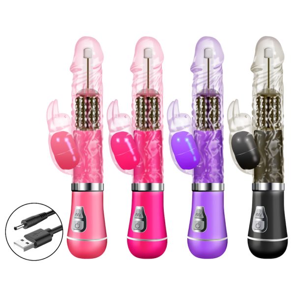 Vibrador Rotativo Estimulador Clitoris Coelho Recarregável - Image 2