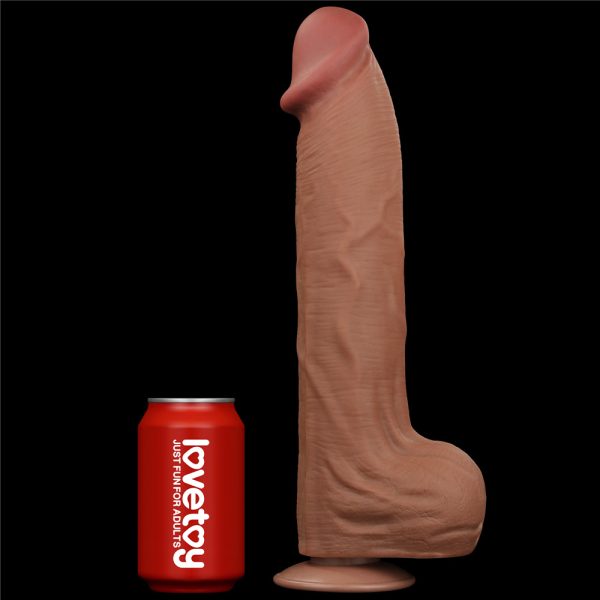 Penis Realístico Gigante com Camada Dupla 36x6,6cm Marrom - Image 7