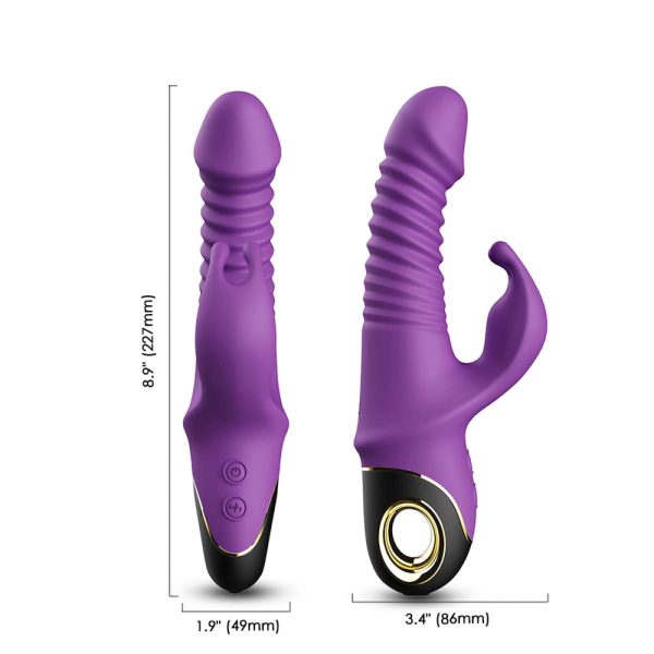 Vibrador Rabbit Vai e Vem Recarregável com Multivelocidade - Image 8