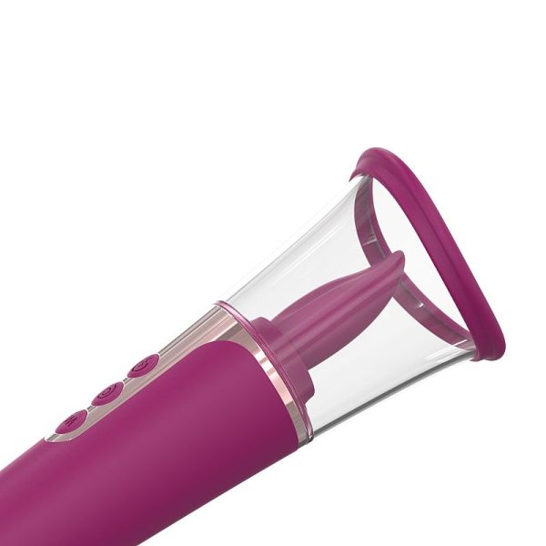 Vibrador Estimlador de Clitóris Com Sucção e Lingua Sabrina - Image 8