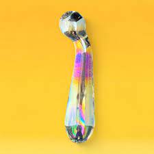 Penetrador Curvado Feito de Vidro Brilhante - Lovetoy 17cm - Imagem 4