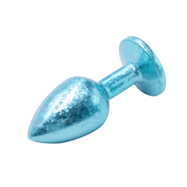 Plug Anal de Luxo Azul com Joia Nova Tecnologia Tamanho P - Image 7