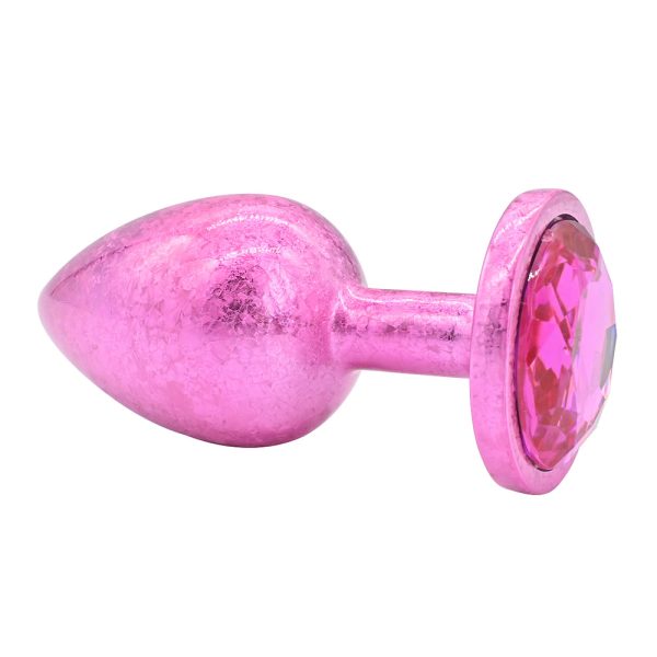 Plug Anal de Luxo Rosa com Joia Nova Tecnologia Tamanho G - Image 10