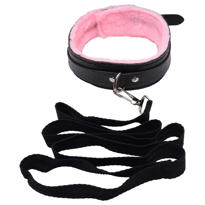 Kit Bondage Sado Fetiche na Cor Preto com Rosa - 07 Itens - Imagem 5