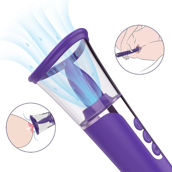 Vibrador Estimlador de Clitóris Com Sucção e Lingua Sabrina - Image 3