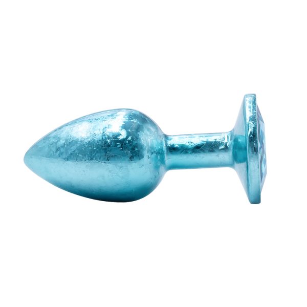 Plug Anal de Luxo Azul com Joia Nova Tecnologia Tamanho P - Image 6