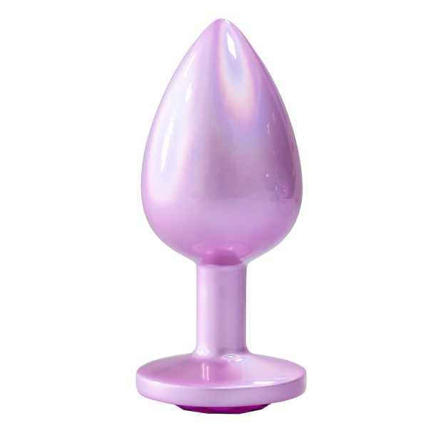 Plug Anal de Luxo Rosa Pedra Joia Nova Tecnologia 9,5X4,2CM - Image 5