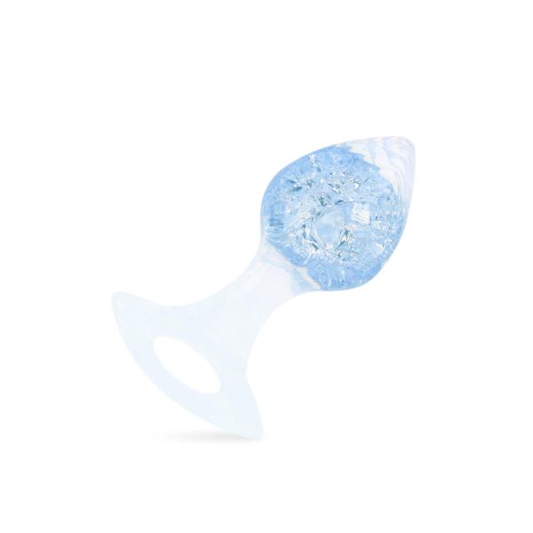Plug Anal com Alça Coração Esfera de Vidro Interna Tamanho P - Image 9