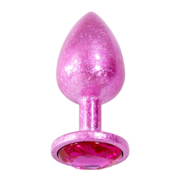 Plug Anal de Luxo Rosa com Joia Nova Tecnologia Tamanho G - Image 5