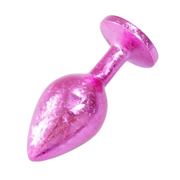 Plug Anal de Luxo Rosa com Joia Nova Tecnologia Tamanho M - Image 8