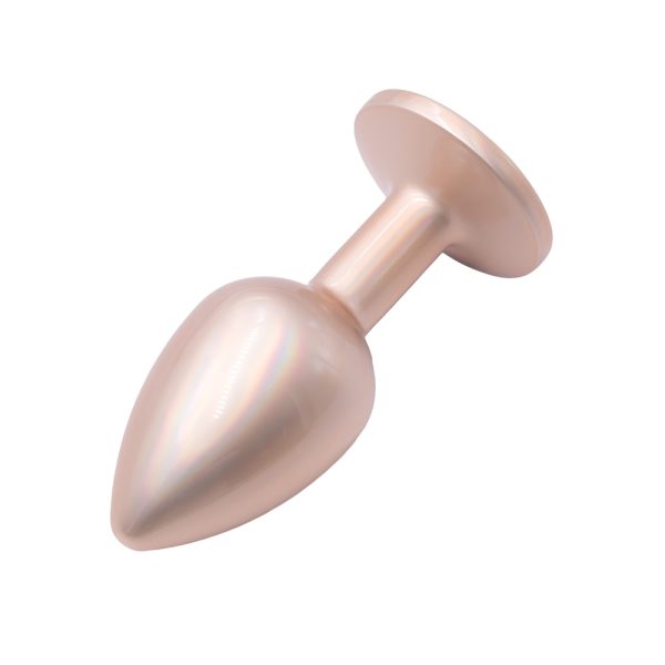 Plug Anal de Luxo Dourado Pedra Joia Nova Tecnologia 7X2,8CM - Image 6