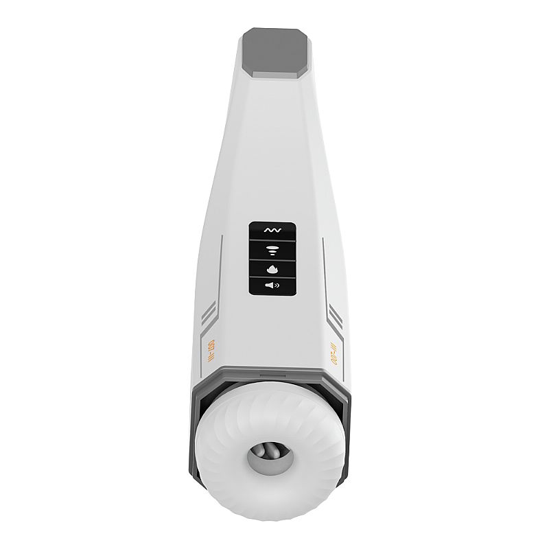 Masturbador Lanterna Vibratoria com Vai e Vem e Sucção - USB - Imagem 7