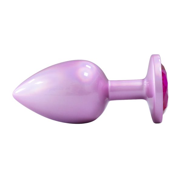 Plug Anal de Luxo Rosa Pedra Joia Nova Tecnologia 9,5X4,2CM - Image 6