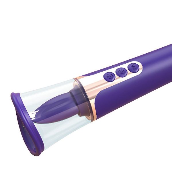 Vibrador Estimlador de Clitóris Com Sucção e Lingua Sabrina - Image 5
