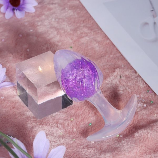 Plug Anal Relevo Espiral e Esfera de Vidro Interna Tamanho M - Image 10