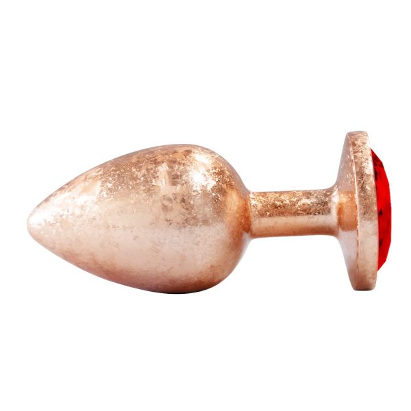 Plug Anal de Luxo Dourado com Joia Nova Tecnologia Tamanho G - Image 6