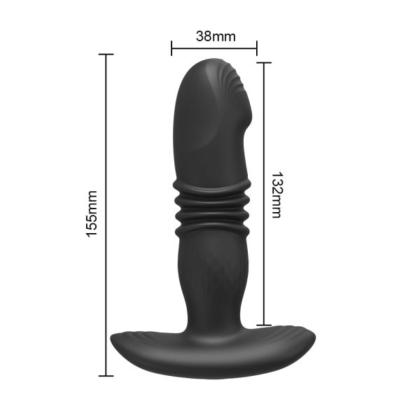 Plug Anal com 10 modos de vibração e 10 modos de vai e vem,com Controle Remoto - YOUVIBE - Image 5