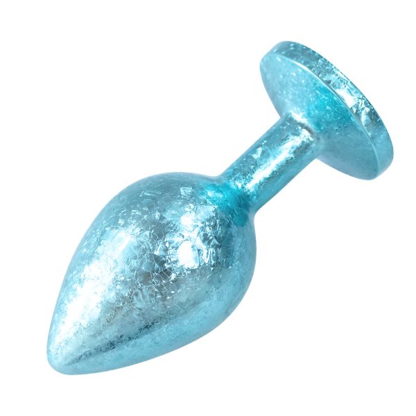 Plug Anal de Luxo Azul com Joia Nova Tecnologia Tamanho M - Image 8