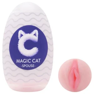 Masturbador Egg na Forma Vagina em Cyberskin MagicCat Spouse