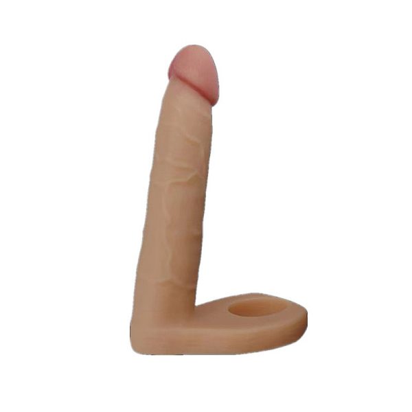 Anel Companheiro de Dupla Penetração Penis Realista 14x2,9CM - Image 4