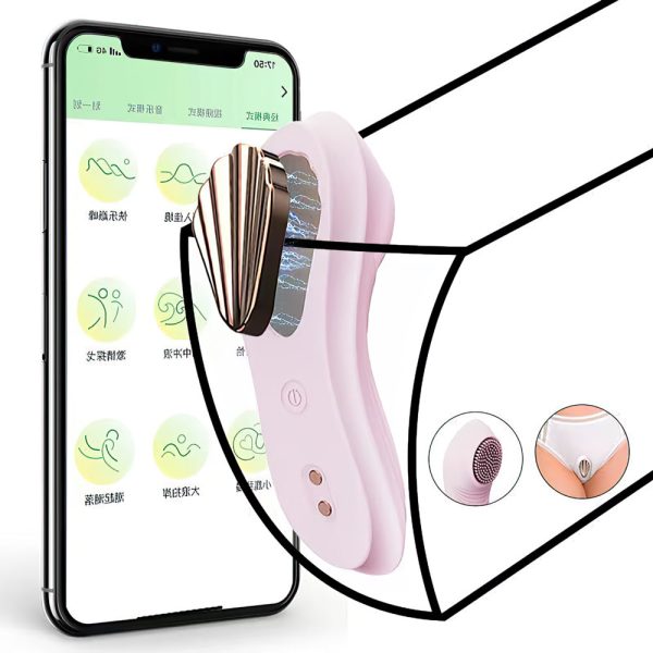 Vibrador Íntimo de Calcinha Recarregável Controle Via App - Image 2