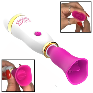 Vibrador de Pulsação com Língua Multivelocidade Recarregável