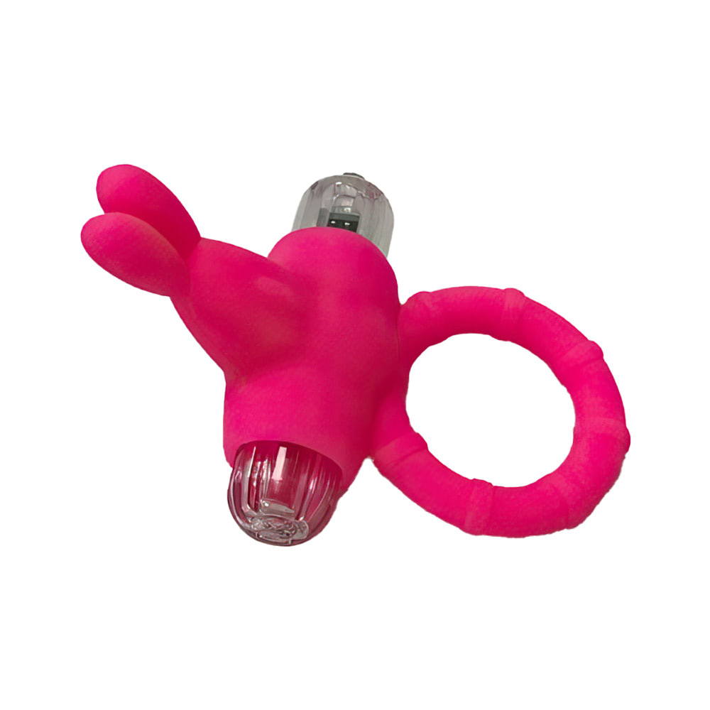 Anel Peniano Silicone Macio Preto Thriller com Vibrador