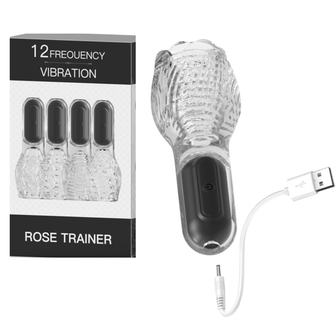 Masturbador de Glande Recarregável com 12 Modos de Vibração