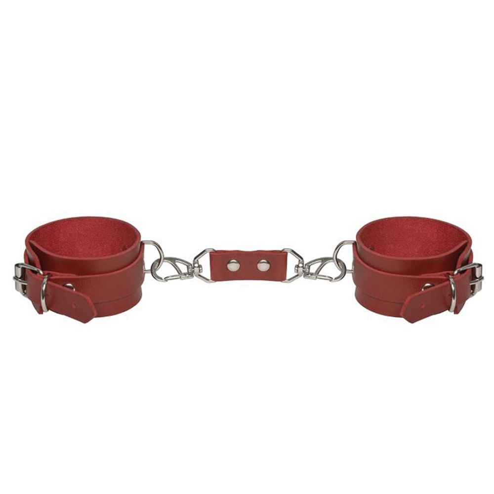Algema Bracelete De Luxo Creta Bdsm Vermelho - Dominatrixxx - Imagem 3