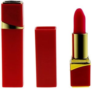 Vibrador Formato Batom Recarregável com 10 Modos de Vibração