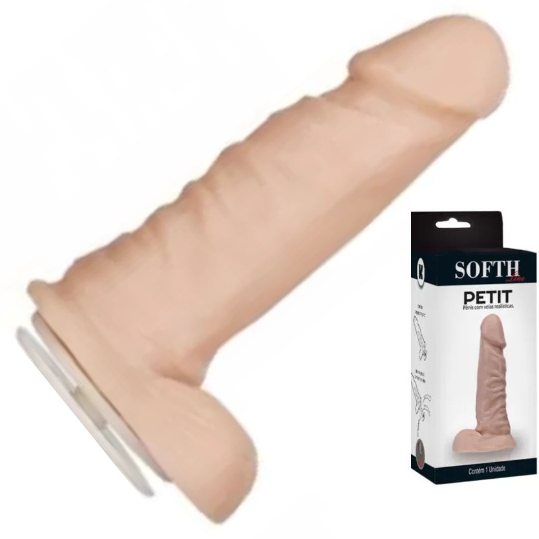 Pênis Realístico Pele para cinta peniana 12X3,3CM