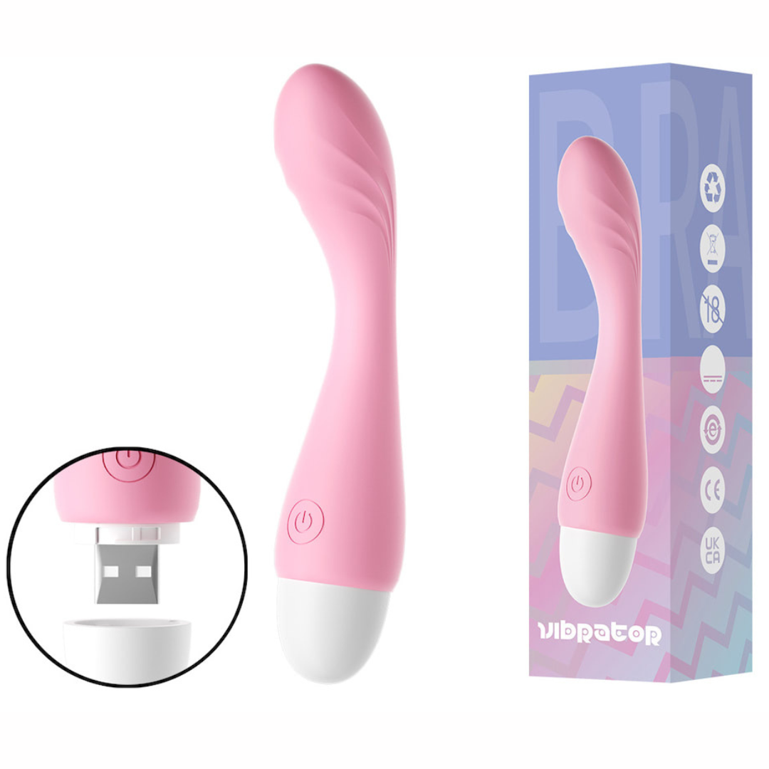 Mini Vibrador de Ponto G Recarregável com 10 Velocidades