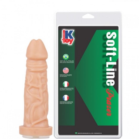 Pênis realistico e macio pele para cinta 17,5X4CM - Sexshop - Imagem 4