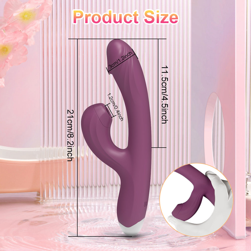 Vibrador Estimulador de Ponto G e Clitoris com Pulsação USB - Imagem 8