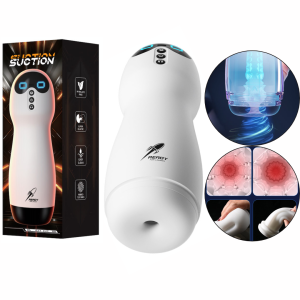 Masturbador Lanterna Função de Vibração, Sucção e Voz CatCup