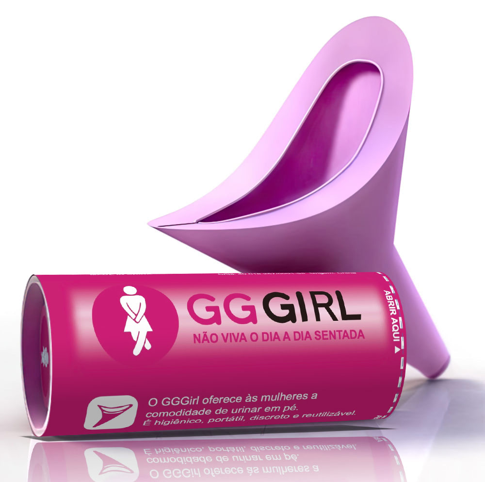 Acessório Em silicone Para Mulheres Urinar em Pé GG GIRL