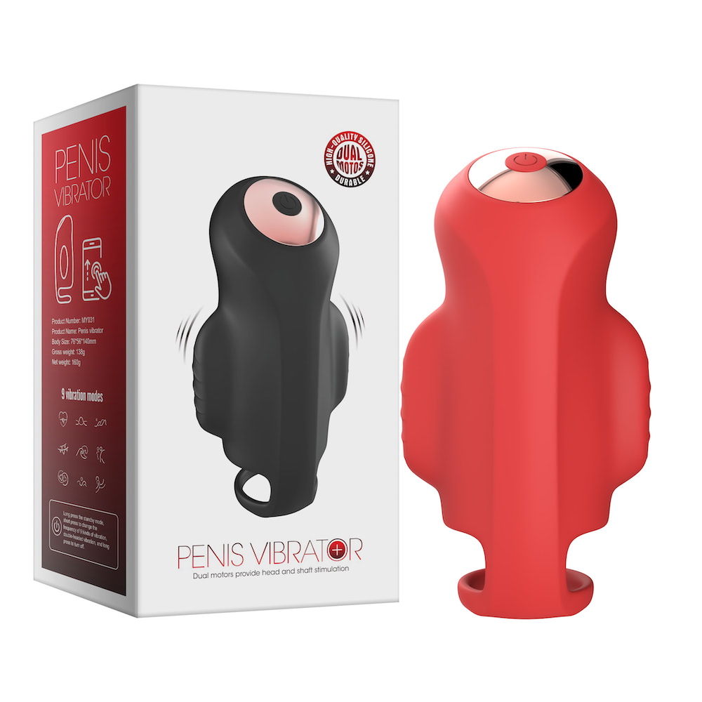 Masturbador Peniano c/ Anel + Aplicativo Massageador Interno