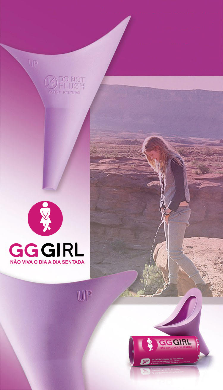 Acessório Em silicone Para Mulheres Urinar em Pé GG GIRL - Imagem 3