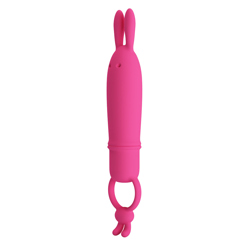 Mini vibrador Carinha de Coelho e Orelhas Delia PRETTY LOVE - Imagem 5