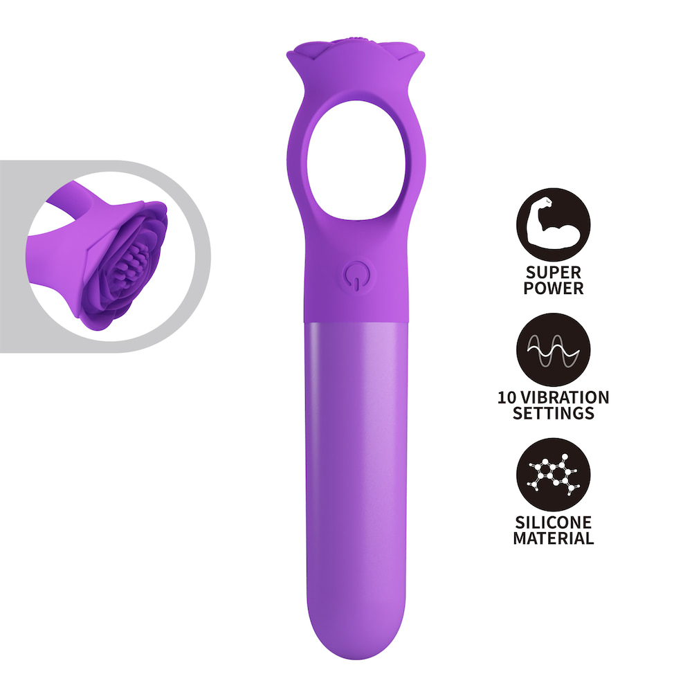 Mini Vibrador Capsula USB 10 Velocidades Gianna PRETTY LOVE - Imagem 3