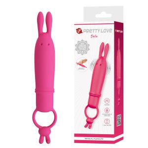 Mini vibrador Carinha de Coelho e Orelhas Delia PRETTY LOVE