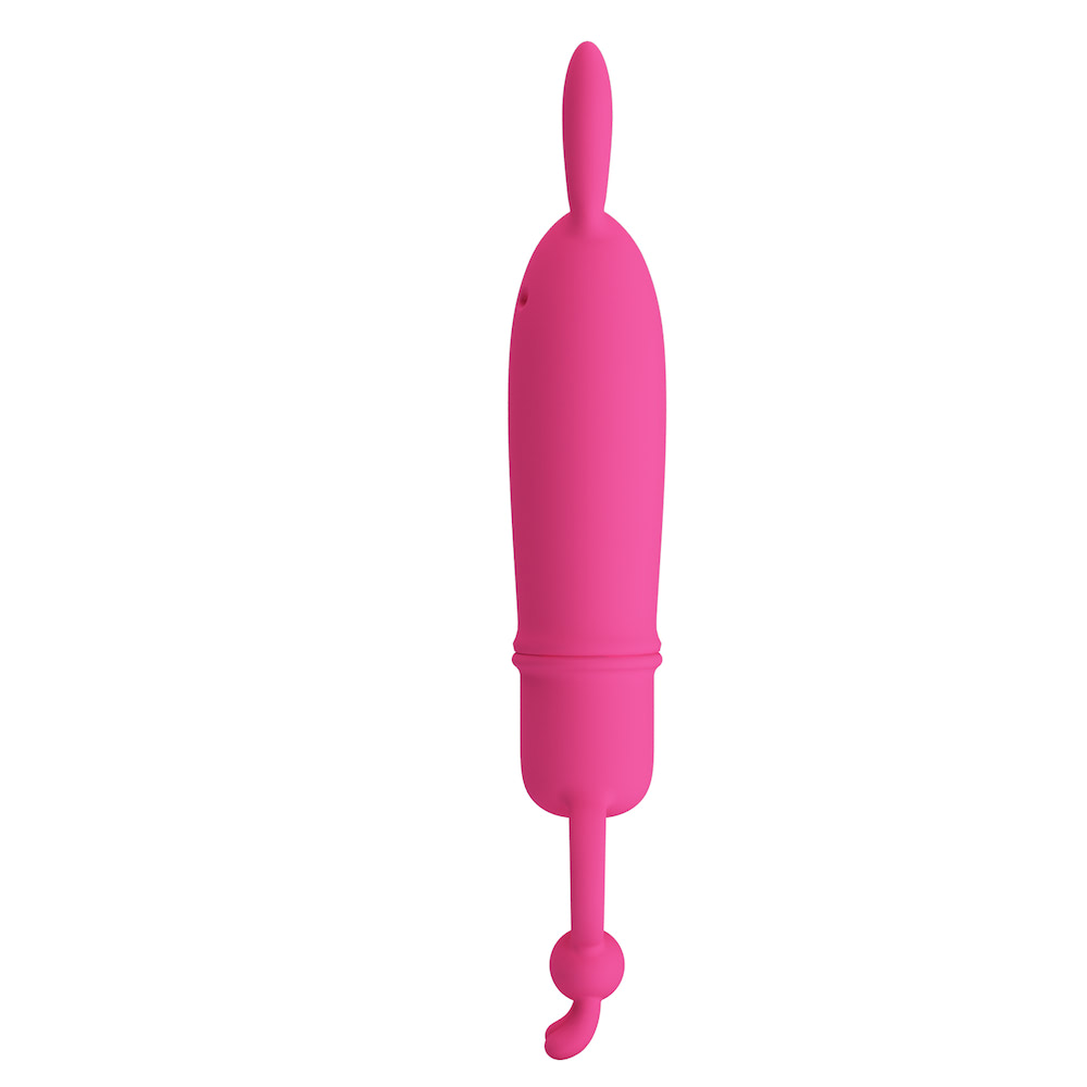 Mini vibrador Carinha de Coelho e Orelhas Delia PRETTY LOVE - Imagem 7