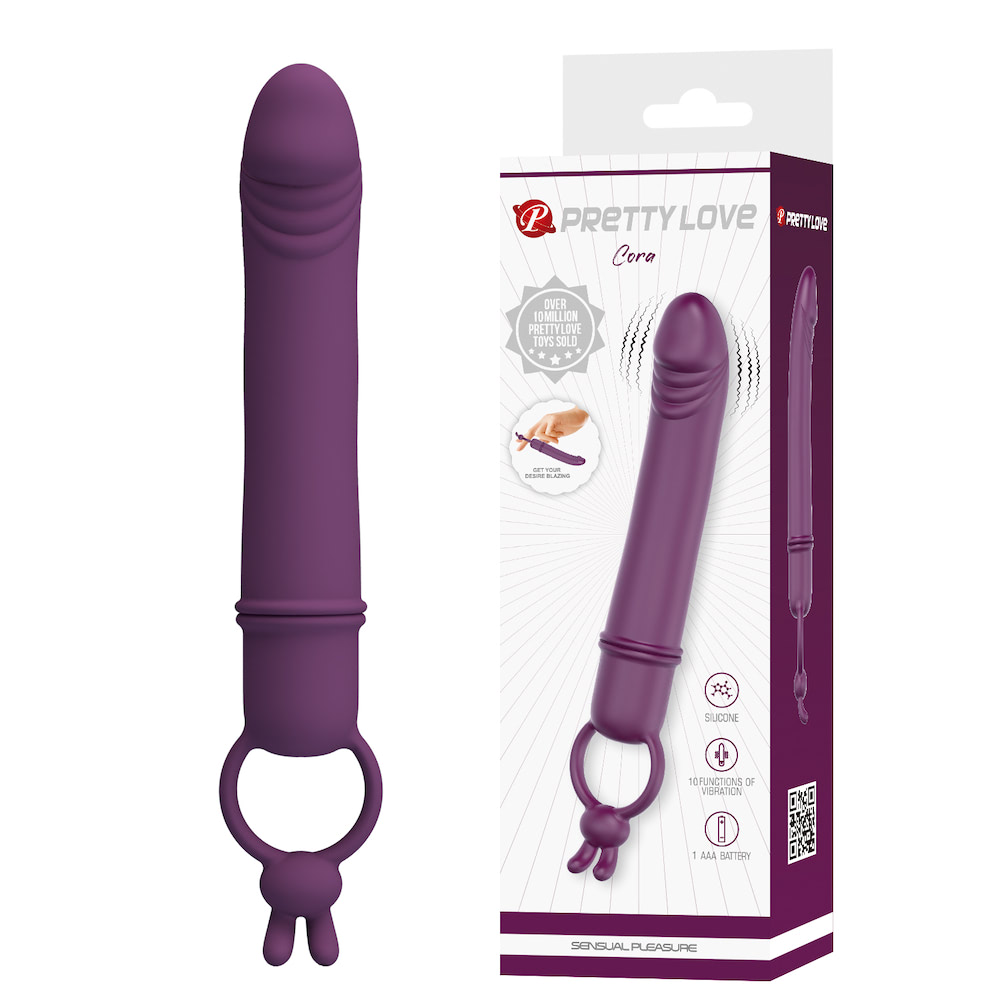 Mini Vibrador Ponta de Glande Velocidades Cora PRETTY LOVE